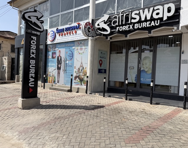 Afriswap Osu branch storefront
